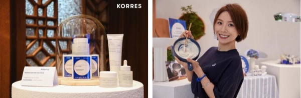  愈见蓝色修护力量 KORRES珂诺诗携手品牌大使黄雅莉开启「一抹修护·焕亮蓝计划」