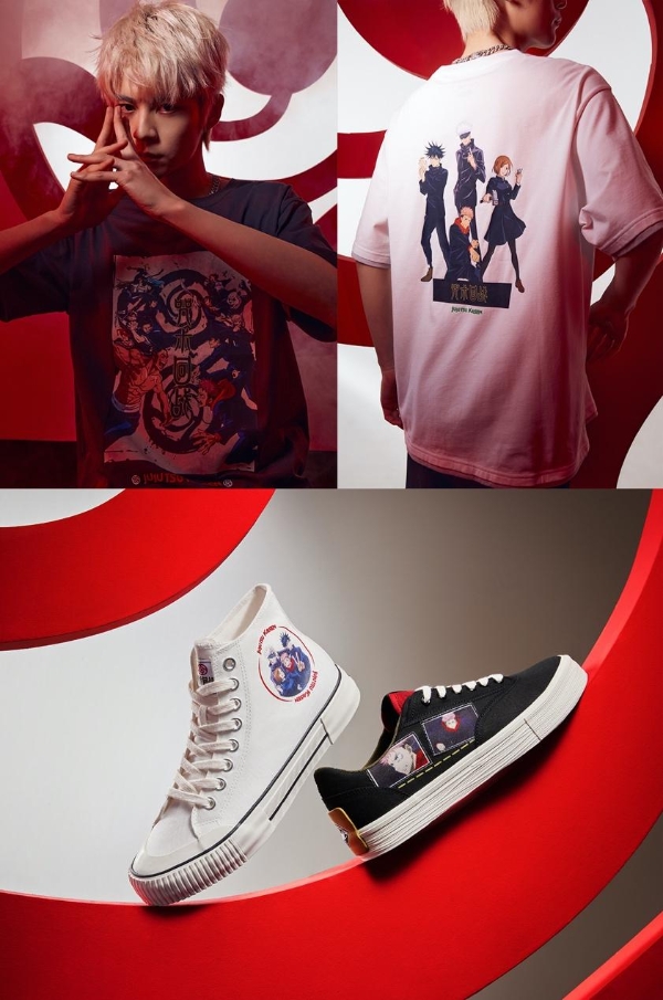 hotwind热风X《咒术回战》跨界合作，联名打造潮流鞋服