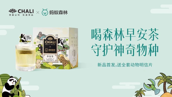  CHALI茶里联合蚂蚁森林推出早安茶，喝茶还能助力公益？