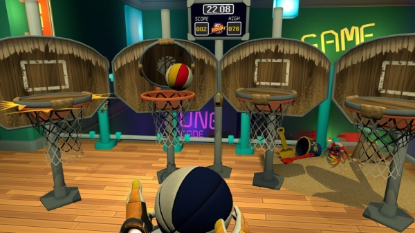  街头篮球类VR游戏《暴走投篮》现已登陆爱奇艺奇遇VR