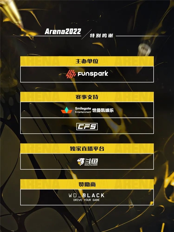  效率悍将，WD_BLACK为Funspark Arena亚洲杯打造极致“竞”界