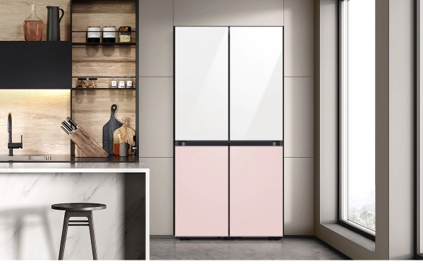  三星全新推出BESPOKE缤色铂格十字门冰箱与吸尘器，多彩个性点亮精致生活