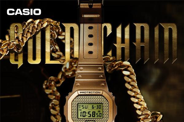 无「金」不HIP POP！G-SHOCK Gold Chain主题表款致敬黄金时代