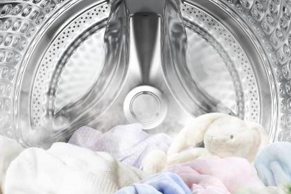  三星智慕系列洗衣机夏季模式待机中，助力轻松勤换洗