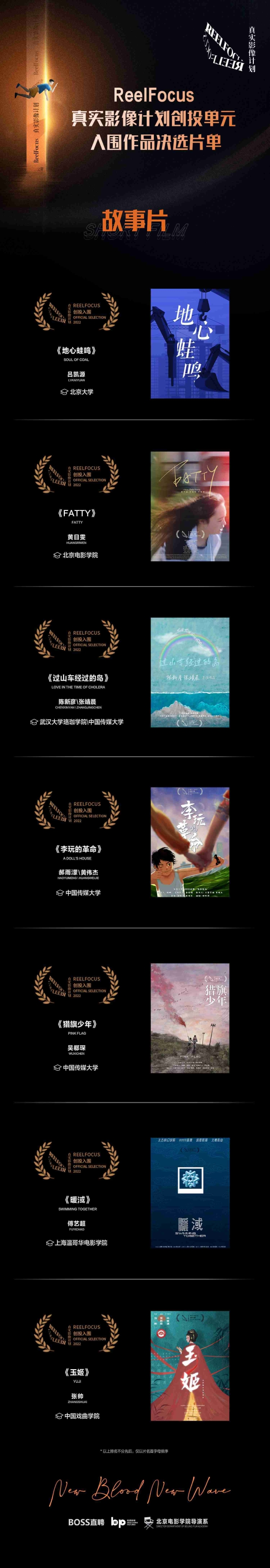 ReelFocus真实影像计划加盟北京国际电影节，BOSS直聘助力大学生职业之路 