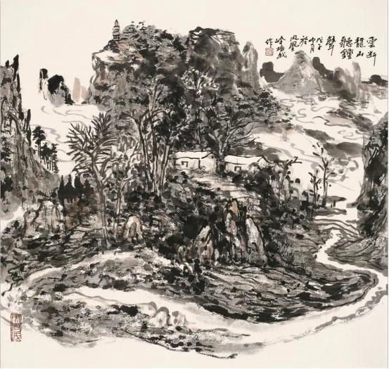 铁路工人跨界成为中国山水画大师，在抖音电商分享书画文化