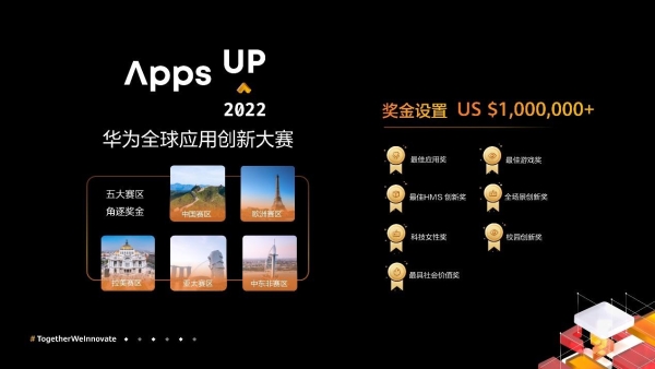 Huawei invites global developers to participate in the grand event, and the 2022 Apps UP competition kicks off