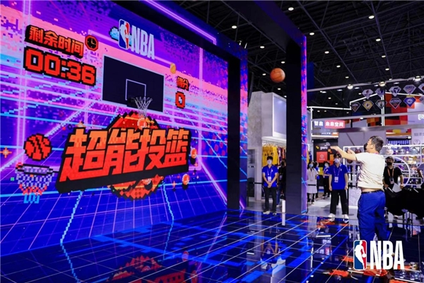 NBA再度亮相消博会 科技感十足为观众呈上篮球嘉年华 