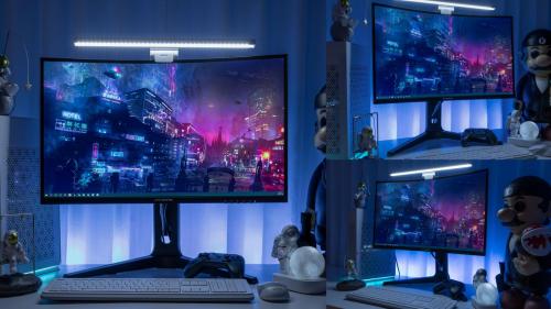 拥有这款宅家必备的144Hz 宇航家电竞显示器，酣畅淋漓的游戏体验岂不轻松拿捏？