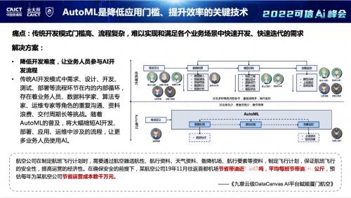 “九章云极DataCanvas AI平台赋能厦门航空”荣获AI平台应用标杆案例