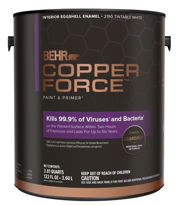 「铜盾」守护力,百色熊COPPER FORCE杀病毒抗菌涂料重磅登场!