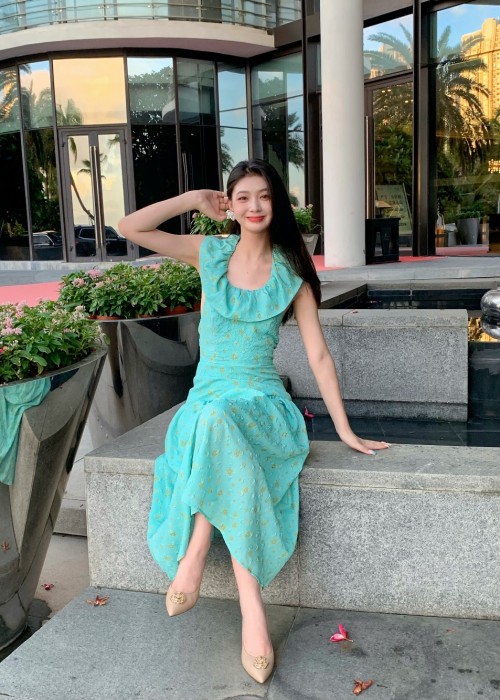 LING MEI CHEN国色牡丹高光鞋，精致朵朵绽于足尖
