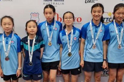 2022年澳洲国家乒乓大赛完美落幕，新洲勇夺58块奖牌！