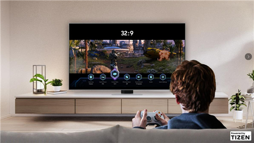 搭载全新Tizen系统三星Neo QLED电视，助你一秒沉浸游戏影音世界！