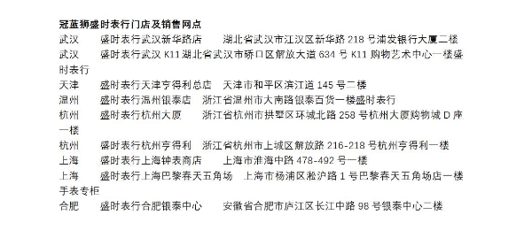 全球仅售30枚 盛时X冠蓝狮特别限量定制款即将上市