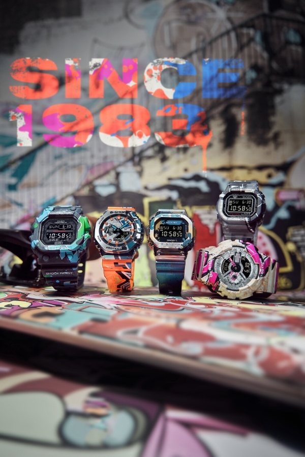 街头潮力飙升！G-SHOCK STREET SPIRIT系列以涂鸦燃动街头