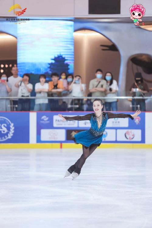 浙江省第十七届运动会花样滑冰比赛圆满落幕 杭州队喜获四枚金牌