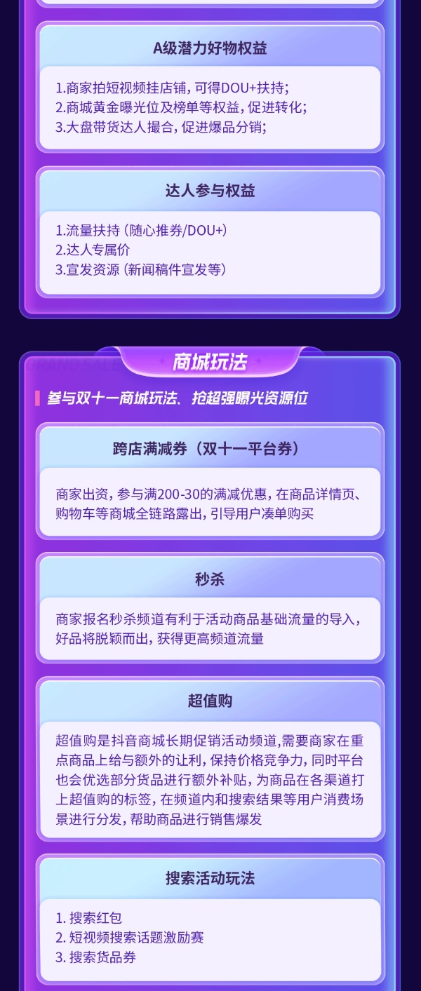 抖音电商推出五大扶持政策,助力潜力商家双十一生意爆发_TOM资讯