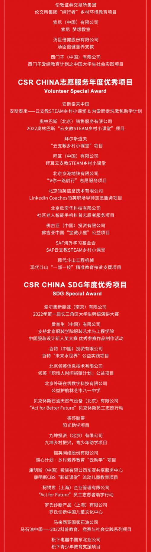 2022年第六届CSR中国教育榜正式发布