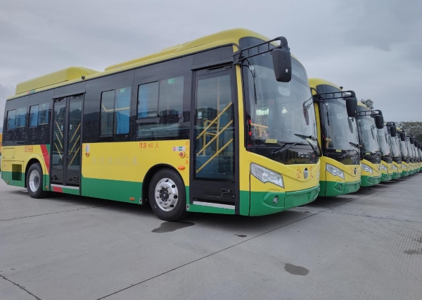  30台欧辉BJ6851客车正式交付莆田公交，让绿色交通「莆」「辉」八闽