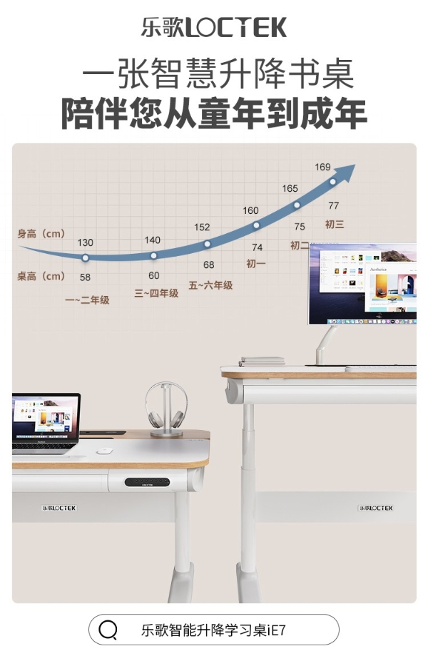 如果一辈子只买一次学习桌，就选乐歌智能学习桌