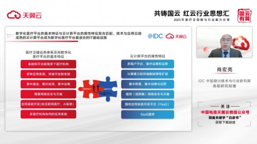 天翼云联合国际咨询机构IDC发布《中国医疗云建设与应用白皮书》
