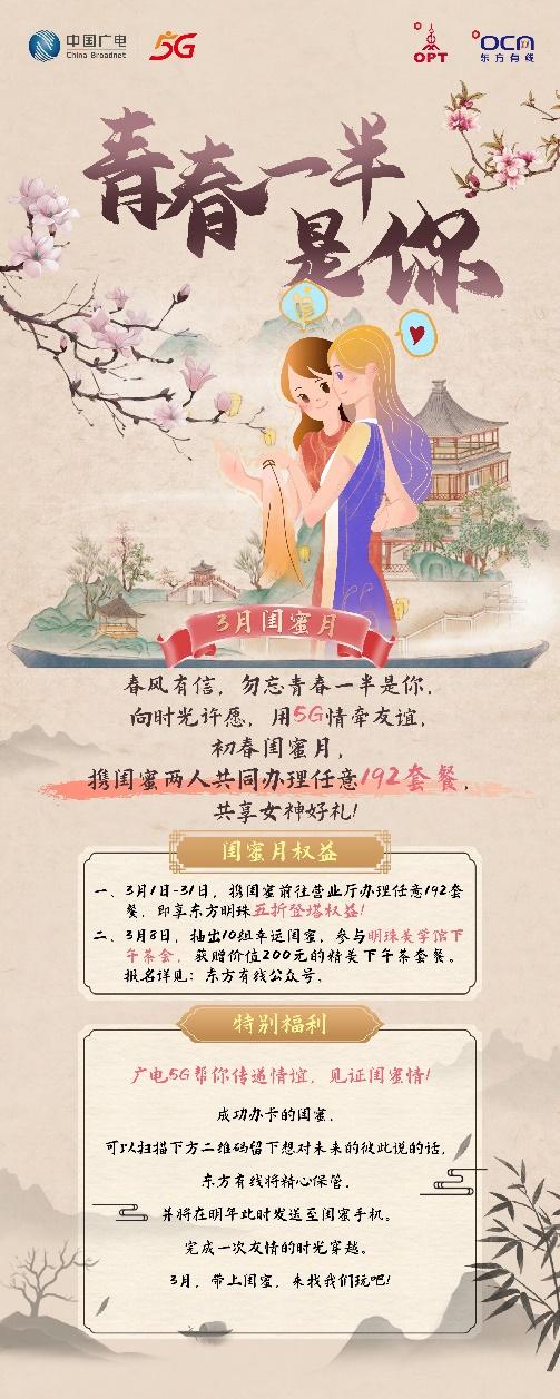 38妇女节活动速递|东方有线闺蜜月带你玩转魔都地标！