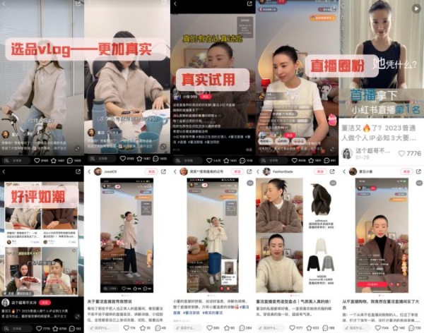  从董洁直播间，预见小红书“种草式直播”新红利？