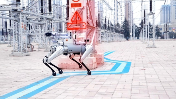 宇树电力巡检四足机器人，给智慧电力巡检带来更广阔的发展空间！