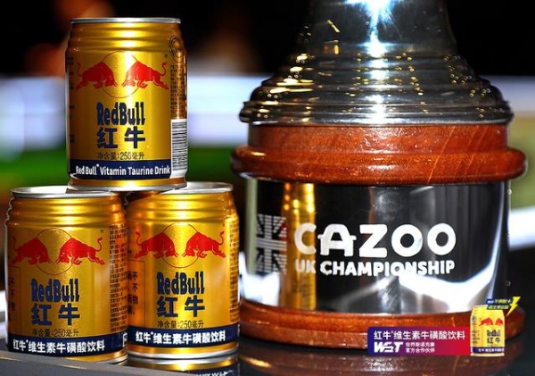 红牛®维生素牛磺酸饮料闪耀世界斯诺克赛场，为顶级赛事加油助力