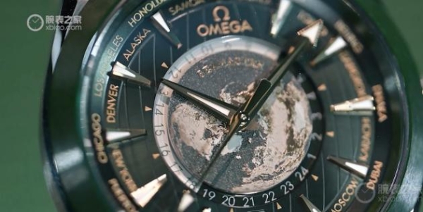 Real shot on the spot!Demystifying Omega's new Aqua Terra world time watch 
