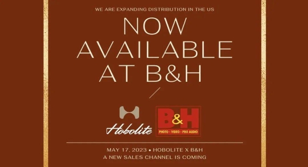 Hobolite同全球最著名摄影器材零售商B&H达成战略合作