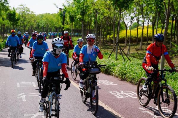  2023“大美天津·华德智慧杯”自行车 生态巡回赛·东丽湖站欢乐开赛