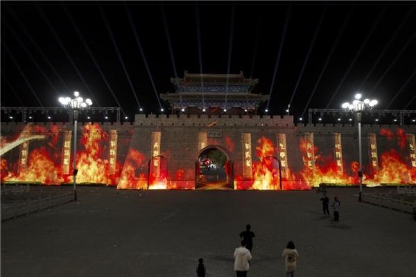  “乐享春秋•孙武不夜城”火出圈 NEC投影机重现春秋繁华 