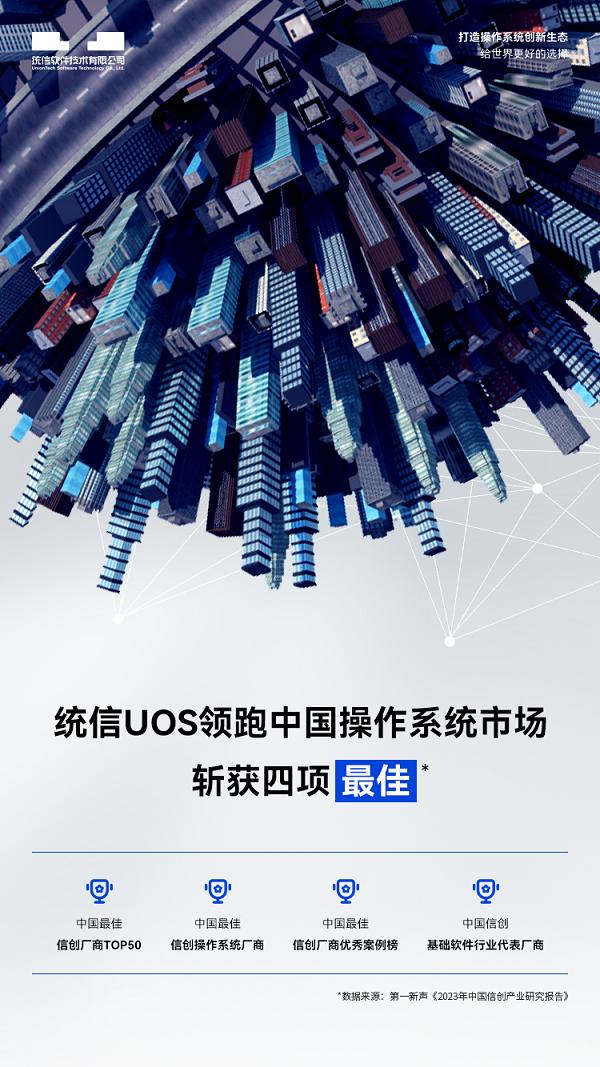  2023年中国信创产业研究报告：统信UOS斩获四项最佳！