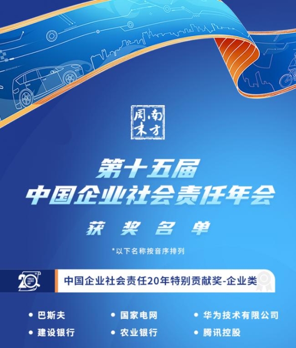 中国企业社会责任年会正式公布2023年度责任先锋