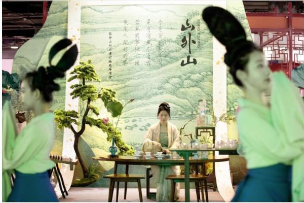 宋画入展，山外山品牌参展2023中国杭州西湖国际博览会