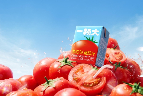 重磅上新！一颗大™推出100%NFC番茄汁，引领健康、美味新潮流