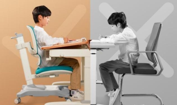 青少年脊柱健康急需重视，光明园迪专业学习桌椅成必备