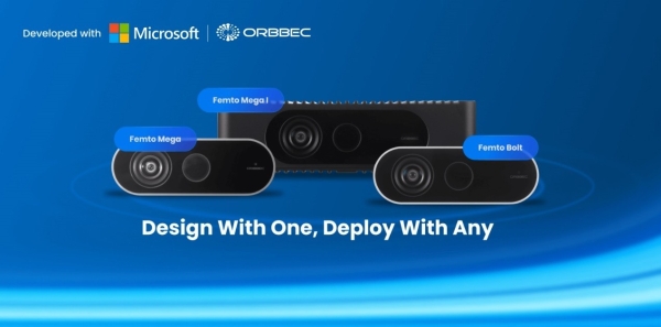 奥比中光获微软授权Azure Kinect技术产品线，携手赋能全球开发者