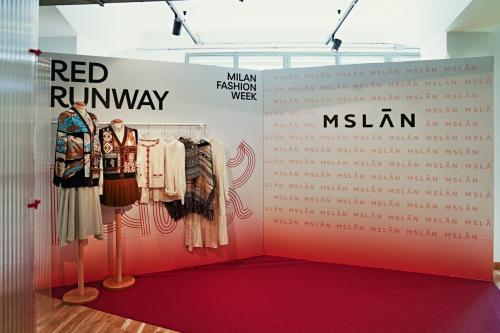 MSLAN登陆小红书RED RUNWAY米兰秀场，沈梦辰周洁琼着新款亮相时装秀