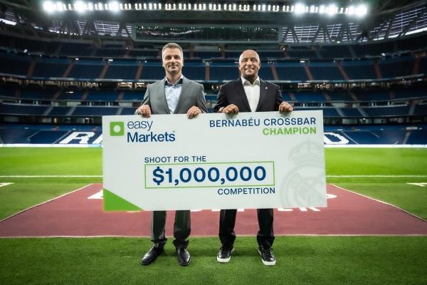 易信easyMarkets与皇家马德里庆祝合作3周年，推出百万美元‘击横梁冠军赛’ 