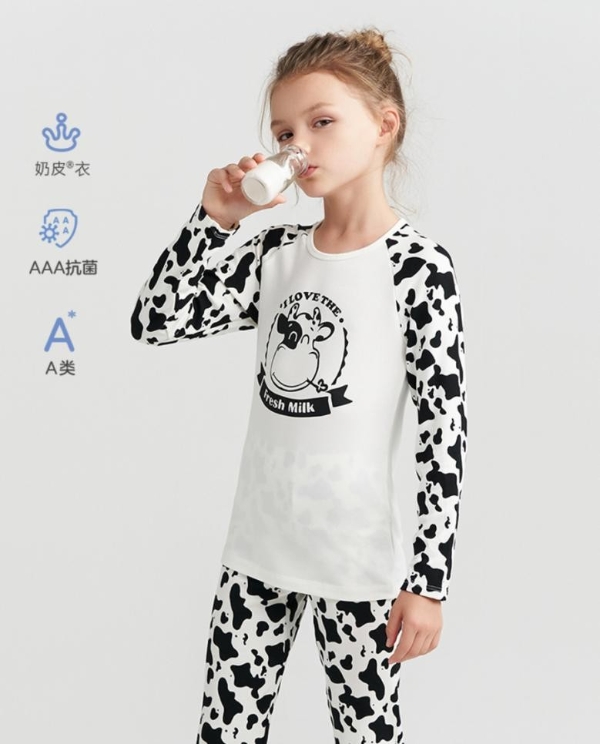 AIMER KIDS爱慕儿童奶皮衣，奶润弹滑滋养身心