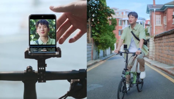 在城市中“骑遇” 与三星Galaxy Z Flip5一起创造美好回忆