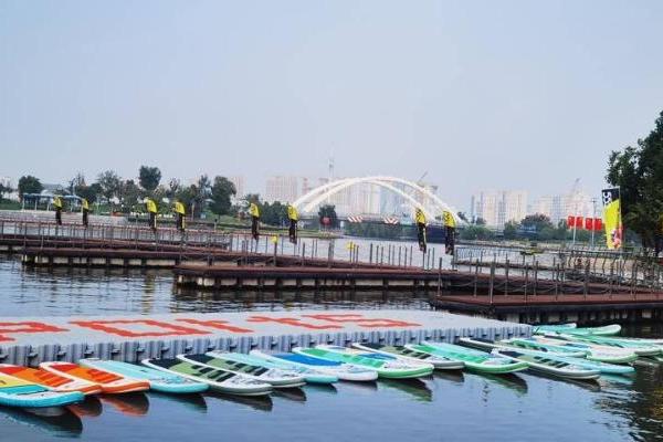  青浦新城文体旅融合发展再添新亮点——550皮划艇度假营地项目今日正式启动