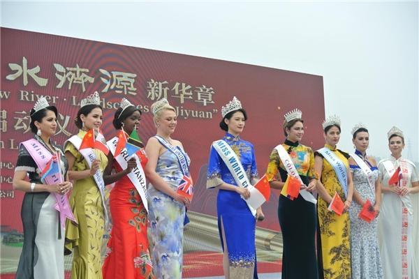 各国世界小姐齐聚济源，用中国旗袍书写黄河文化
