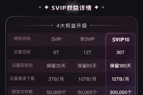 迅雷会员推出限时直通SVP10活动 30T超大云盘让你存储自由