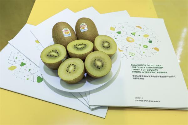 佳沛奇异果于第六届进博会举办《常见水果营养充足率与营养素密度评价研究报告》阶段性研究分享会