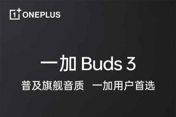 将旗舰普及进行到底，一加 Buds 3将与一加Ace3同台发布