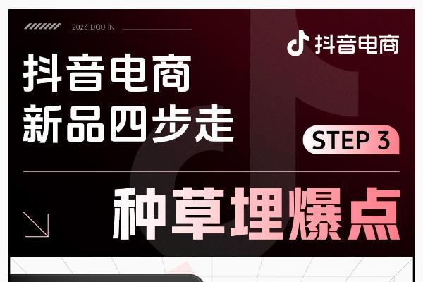  抖音电商新品方法论：四步走全域打爆品牌新品！ 